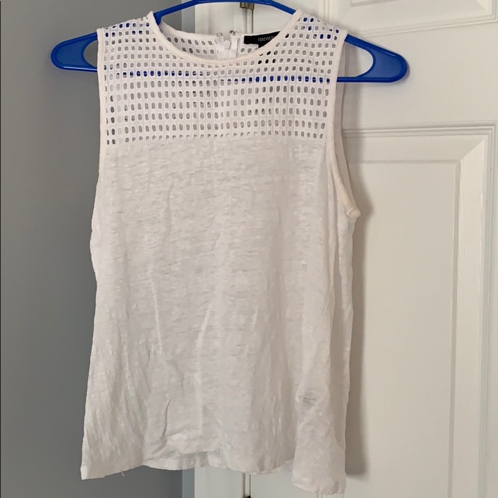 Forever 21 white tank top
